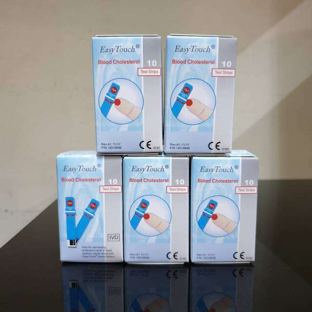 Easy Touch Cholesterol Strips / Cholesterol Strips Contents 10 Lazada