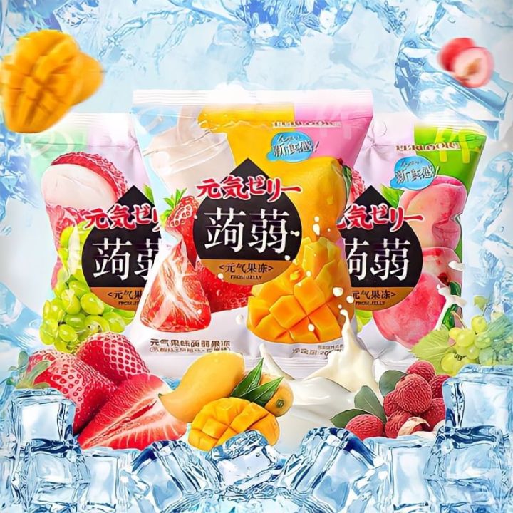 fruit-jelly-sachet-เยลลี่ผลไม้-เยลลี่ผลไม้-เยลลี่-เยลลี่ผลไม้รวม-เยลลี่ผลไม้-รวมรส-ขนาด-200g-แบบซองบีบดูดได้ทันที-เยลลี่บุกผลไม้