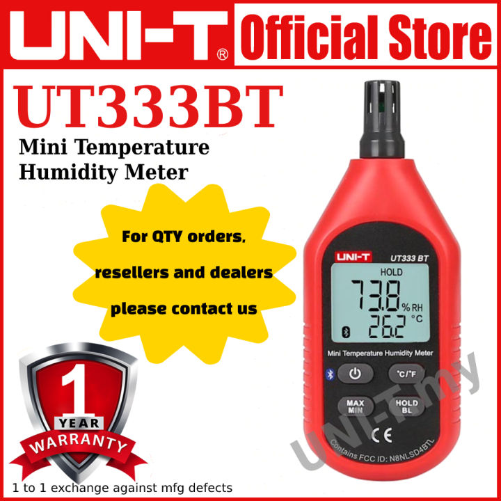 UT333BT Bluetooth iENV Mini Temperature Humidity Meter LCD