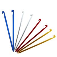 Tent Shelter Peg Ground Nail Rope Buckles Aluminum Windproof Awning Canopy Hammock Stake Hiking Traveling Accessories