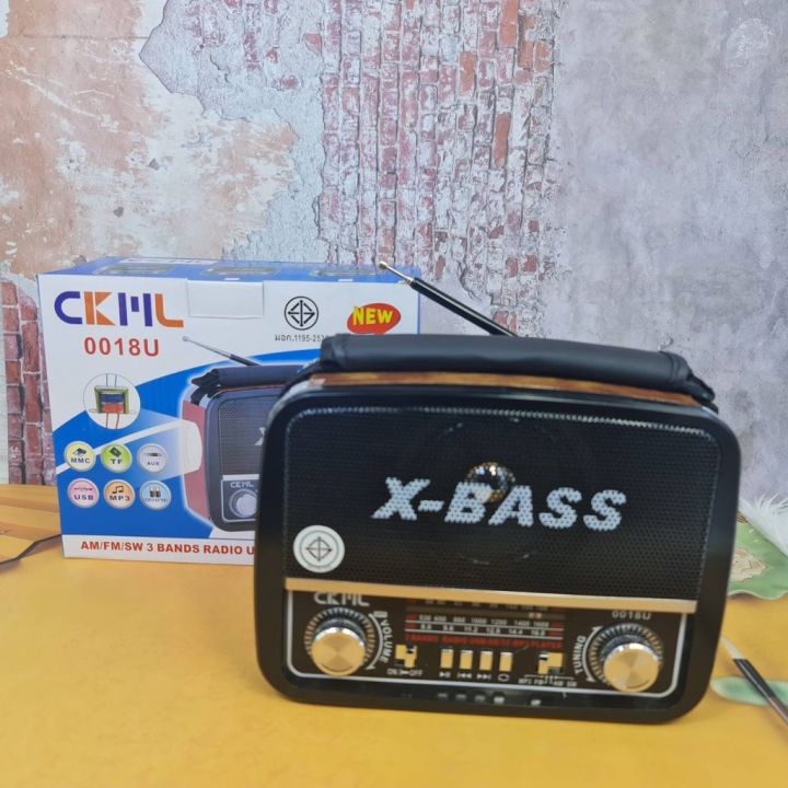 วิทยุ-ckml-รุ่น-0018u-x-bass-สินค้ามีเครื่องหมายมาตรฐาน-มอก-1195-2536-am-fm-usb-sd-card-aux-รับสัญญาณชัดทุกคลื่นสถานี-สุ่มคละสี-มีไฟฉายใ
