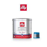 กาแฟบดคั่วเข้ม  ILLY แคปซูลกาแฟ CLASSICO LUNGO - 21แคปซูล/กระป๋อง IPERESPRESSO COFFEE CAPSULES CLASSICO LUNGO - 21 CAPSULES กาแฟลดน้ำหนัก กาแฟคั่วเม็ด