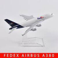 JASON TUTU 16เซนติเมตร Fedex แอร์บัส A380เครื่องบินรุ่นเครื่องบิน D Iecast โลหะ1/400ขนาดเครื่องบินรุ่นของขวัญคอลเลกชัน