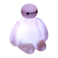 Goodbro น่ารักการ์ตูน Baymax LED เปลี่ยนสีแสงไฟกลางคืนที่บ้านเด็กโคมไฟห้องนอนของขวัญ