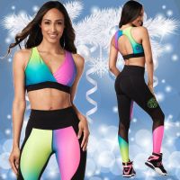 ZUMBA Yoga Wear Zumba Dance Wear Dance Wear Fu Fitness Summer Wear New Aerobics Wear Sportswear Ladies Yoga Practice Top