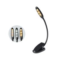 led book clip light USB rechargeable portable book clip reading light learning eye protection sheet music clip table lamp direct supply —D0516