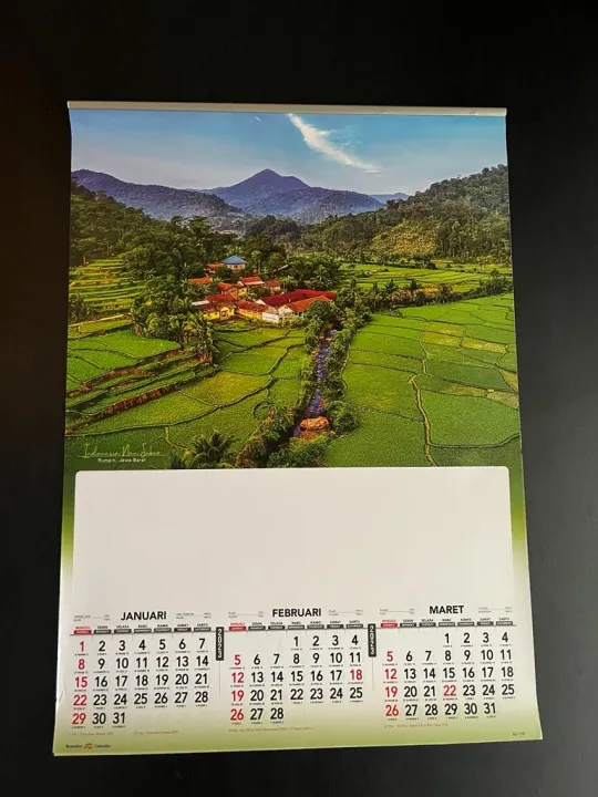 Kalender Dinding Triwulan 2023 Motif Keluarga Sakinah Lazada Indonesia 