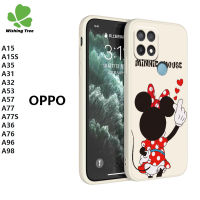 เคสสำหรับ OPPO A15 A15S A31 A32เคส A53 A57 A77 A77S A36 A76 A96 A98สร้างสรรค์เคสด้านหลังเป็นซิลิโคนนิ่มกันกระแทก