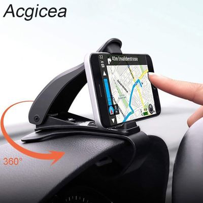 Car Phone Holder Clip GPS Mount Stand for iPhone 13 12 8 pro Samsung Xiaomi Universal Adjustable Car Dashboard Navigation Holder Car Mounts