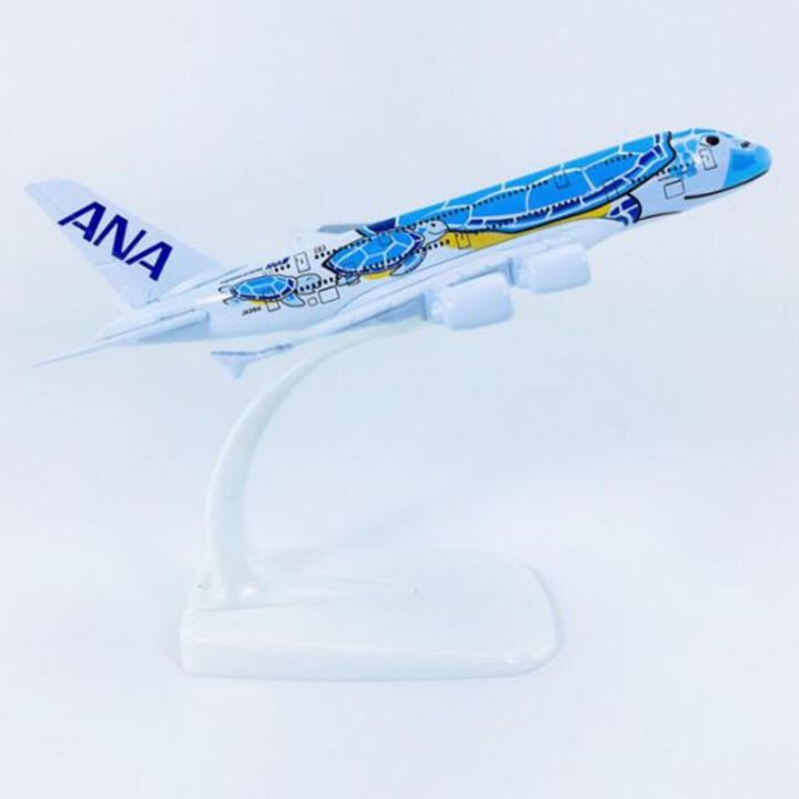 14cm-1-500-scale-japan-a380-blue-turtle-lani-ana-airlines-alloy-aircraft-planes-model-airplanes-plane-toy-collectible-display