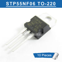 10pcs Original STP55NF06 TO220 P55NF06 TO-220 N-channel 60V/50A MOSFET Transistor Brand New