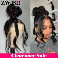 【jw】◆ Glueless Wig Human Hair Transparent 13x4/13x6 Front Wigs Pre Plucked ZWJSH