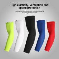 【NATA】 Sun Protection Sleeve Basketball Armguard Lengthened Elbow Wrist Guard Unisex Sports Cycling Running Breathable Lycra Sunscreen Sleeve ⚡FAST SHIPPING⚡