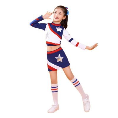 Girls Cheerleading Uniforms Basketball Soccer Cheer Leader Costume Suit Cheerleading Uniforms Sports Clothes