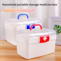 [BONBON Home Storage] Kotak P3k ยาความจุขนาดใหญ่กล่องใส่ยากล่องเก็บของฉุกเฉินสำหรับครอบครัวสำหรับใส่สำนักงานบ้าน