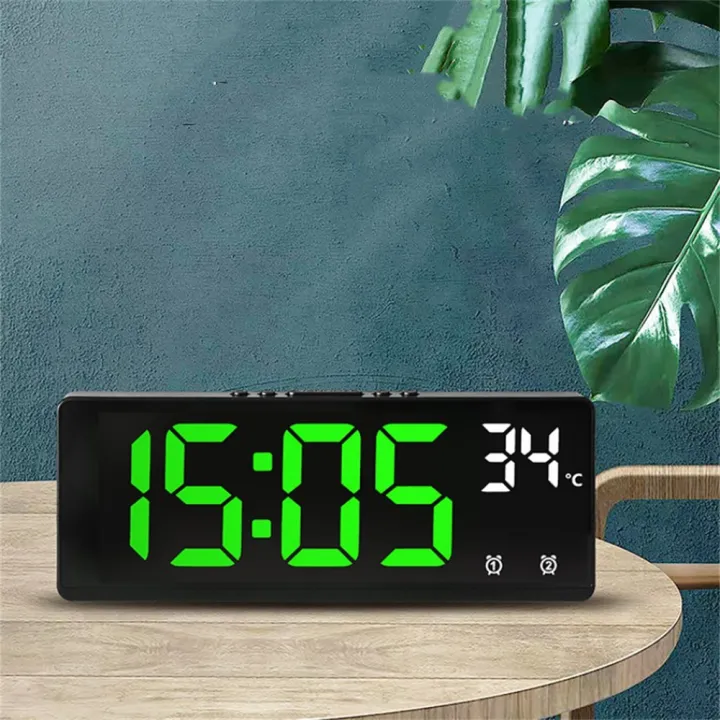 alarm-clock-with-large-screen-display-alarm-clock-with-temperature-and-humidity-electronic-alarm-clock-temperature-and-humidity-display-mirror-design