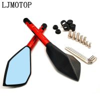 Motorcycle Mirrors Moto Side Rearview Mirrors CNC Aluminum For Yamaha FZ6 FAZER FZ6R FZ8 XJ6 DIVERSION XSR 700 XSR 900 TDM 900