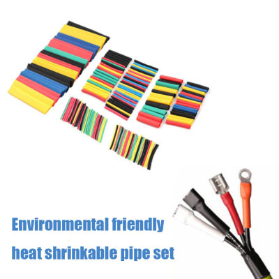 164Pcs Heat shrink tube kit Insulation Sleeving Polyolefin Shrinking Assorted Heat Shrink Tubing Wire Cable