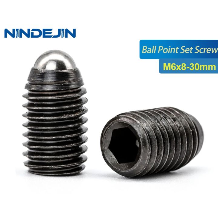 nindejin-ชุดลูกสูบบอล350ชิ้น1000-m6ชิ้น-สกรูจุดกลมเหล็กคาร์บอน12-9สกรูซ็อกเก็ตหกเหลี่ยมหัวขาด