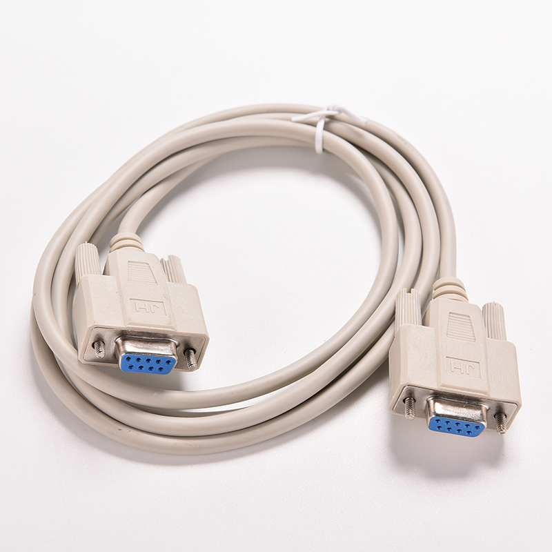E-Serial RS232 Null Modem Cable male to Female DB9 5ft 1.5m dirct connection 