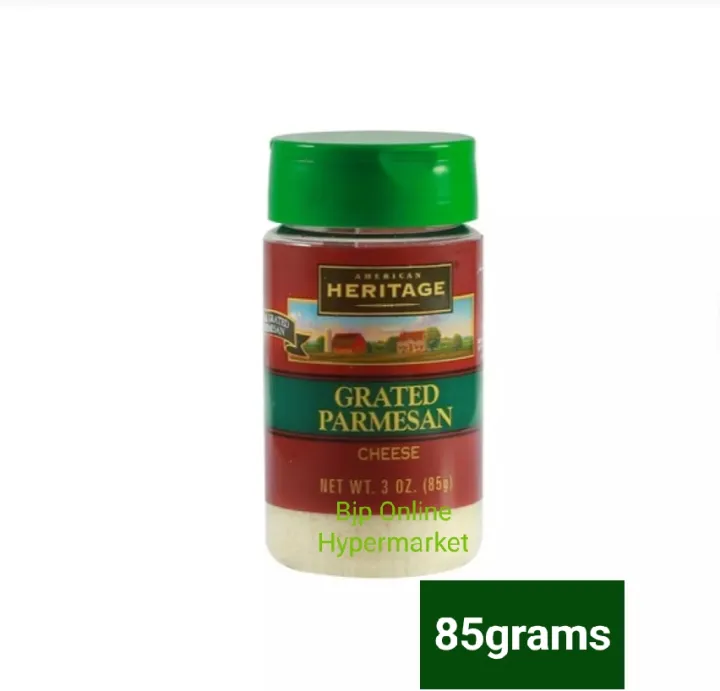 AMERICAN HERITAGE GRATED PARMESAN CHEESE 85 GRAMS Lazada PH