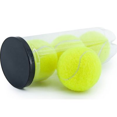 3pcs Tennis Ball Professional Shock Absorber Practice Rubber Ball High Elasticity Durable Training Ball For Club School Training