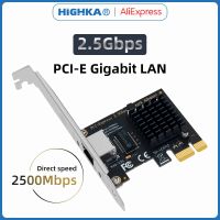 RTL8125BG Intel1225 RTL8111กิกะบิตอีเธอร์เน็ต PCI อย่างรวดเร็วการ์ดเน็ตเวิร์ก10/100/2500Mbps 1 Gbps/ 2.5Gbps RJ45 LAN อะแดปเตอร์ Pcie สำหรับพีซี