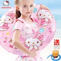 Hello Kitty Childrens Swim Ring Girls Underarm Lifebuoy Toddler Kids Lying Circle Childrens Baby Swim Ring Equipment