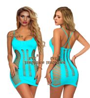 ZZOOI Sexy lace crochet Babydoll dress lingerie  perforate Underwear Sleepwear Teddies Bodysuits Sleepwear Tights plus size