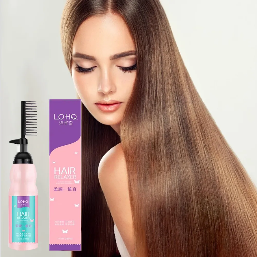 hair conditioner Hair straightening cream amino acid silk protein active  factor to repair hair scale damage, dry &smooth hair straight after  combing,Straight Hair Cream,Hair straightener cream hair straightening Comb  iron treatment |