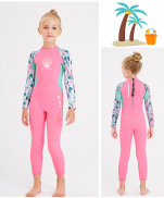 Hikaya Wetsuit for Girls, 2.5mm Neoprene Children s Long Sleeve Diving Suit