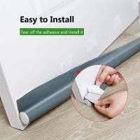 96cm Door Bottom Sealing Strip Flexible Door Draft Stopper Home Bedroom Windproof Noise Isulation Weatherstrip Dust Blocker