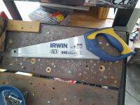 IRWIN HAND SAW  Model JACK 945 size 335 MM 12T /13P เลื่อยลันดา ขนาด 335  มิล /13 นิ้ว  12 ฟัน /13 P รุ่น jack 945 ฟันคม ลับคมได้ จากตัวแทนจำหน่าย