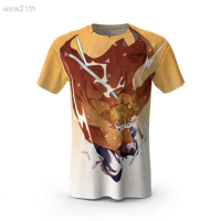 2023 Demon Killer Zenitsu Printed T-shirt Breathable Unisex