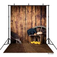 AVintage ไม้ Board Wall พื้นหลังสำหรับอาบน้ำเด็กเด็กวันเกิด Party การถ่ายภาพฉากหลัง Photo Studio PropsM