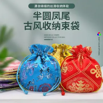 Linen Bag, Jewelry Bag, Gift Bag, Sachet Small Cloth Bag, Buddha