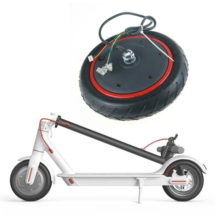 36V 350W Scooter Motor Mit Gummiluftreifen Kompatibel Für Xiaomi