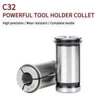 1pcs C32-3 / 4/6/9/10/12 / 15.6 / 17/20/22/25mm CNC Lathe Machining Milling cutter C type Strong Power Mill Collet Chuck