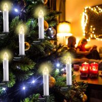 Christmas/New Years LED Candles lamp Light Flameless Remote свечи for Home Dinner Party Christmas Tree Decoration Lamp