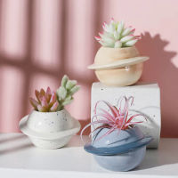 Creative Planet เซรามิคหม้อ Succulent หม้อตกแต่งระเบียง Macetas De Ceramica Desktop Decor มินิโรงงานกระถางดอกไม้ Garden