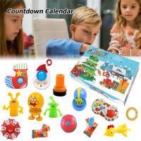 Merry Christmas Advent Calendar Blind Box Surprise Push Bubble Xmas Countdown Anti-Stress Sensory Fidget Toy Kid Children Gift
