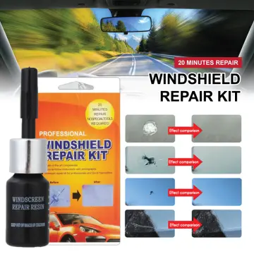 Car Windshield Repair Kit With Nano Repair Fluid, Diy Automotive Glass  Repair Tool For Chips And Cracks, Resin Sealer And Glass Polisher