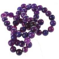 Sugilite gemstone round beads 6mm purple