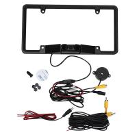 1 Set License Plate Frame US Car Universal Durable Backup Camera Frame Cover Rear View Reverse