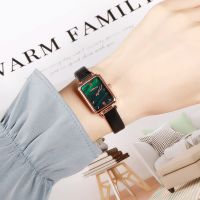 Little green light table 2022 new fashion niche luxury square watches for women contracted temperament ins wind restoring ancient ways students