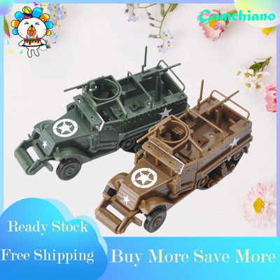 gamchiano Armored Vehicle Toys Assembled Playset Restored Details 2 Pcs 1:72 for M3A1
