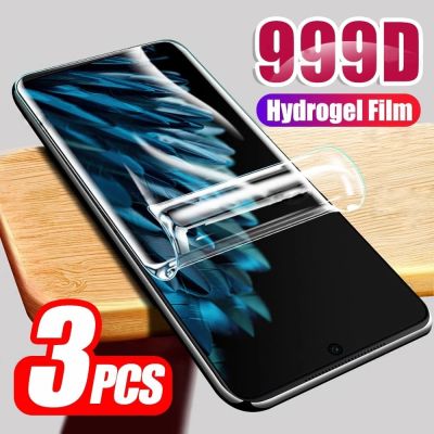3PCS Hydrogel Film For Cubot King kong 9 6.58" Screen Protector Protective Phone Film Film Bumper Stickers Decals  Magnets