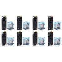 8X 220/240V AC Coil DPDT Power Relay MY2NJ 8 Pin W Socket Base