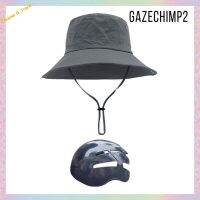 Topi Bucket ที่มีสายหมวกกันแดดระบายอากาศกับสายรัดสำหรับการเดินทางฤดูร้อน