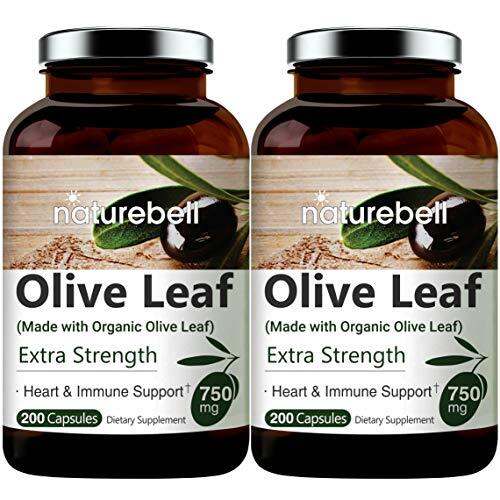 [PREORDER] Made with Organic Olive Leaf Extract 750mg, 200 Capsules